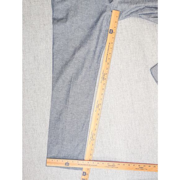 J.Crew Ludlow Slim Unstructured Suit Cotton Linen Blazer & Pants Chambray 40R - Picture 10 of 16